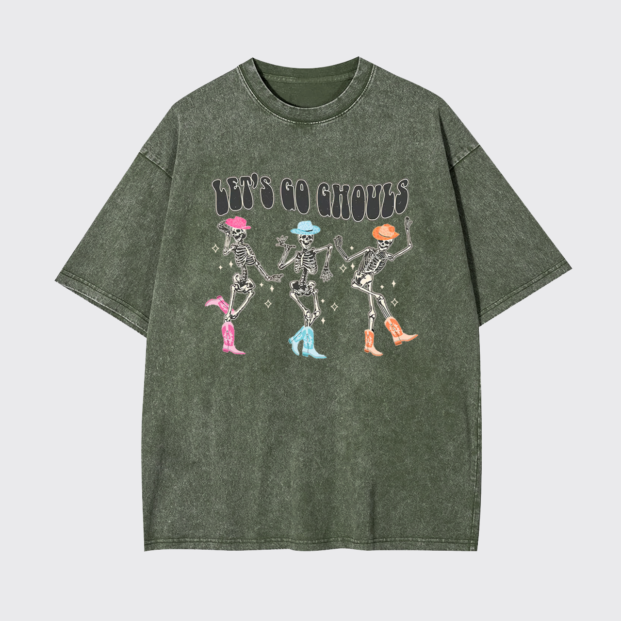 Let's Go Ghouls Garment-dye Tees