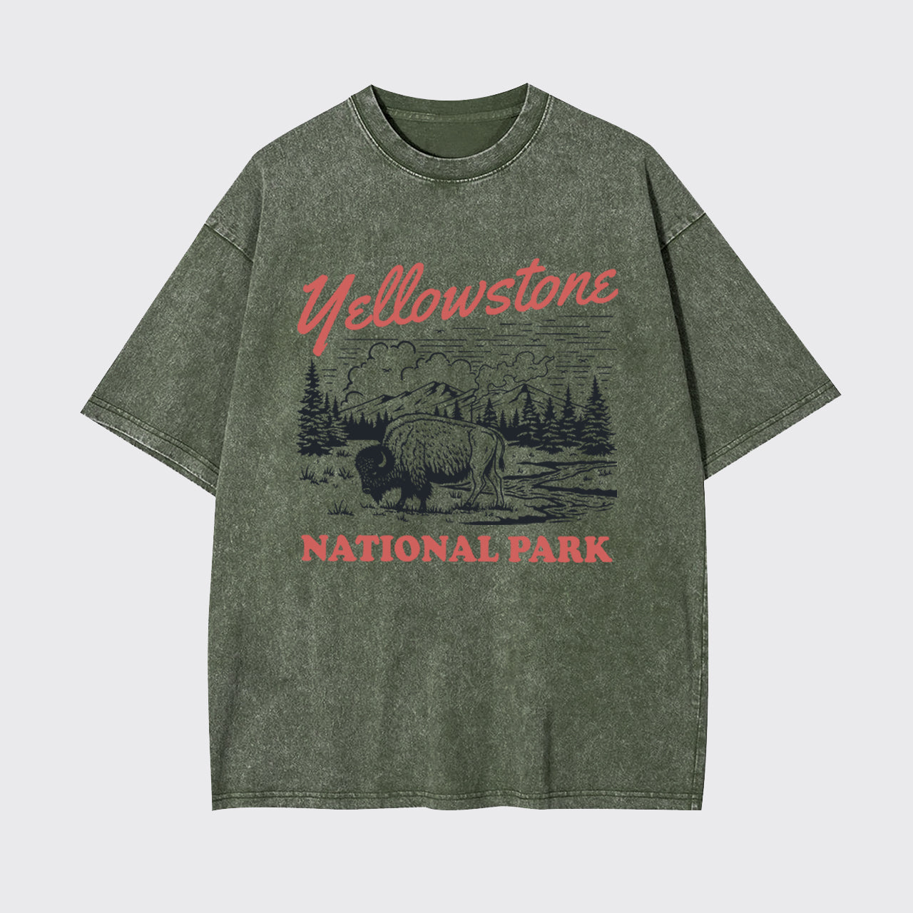 Yellowstone National Park Garment-dye Tees
