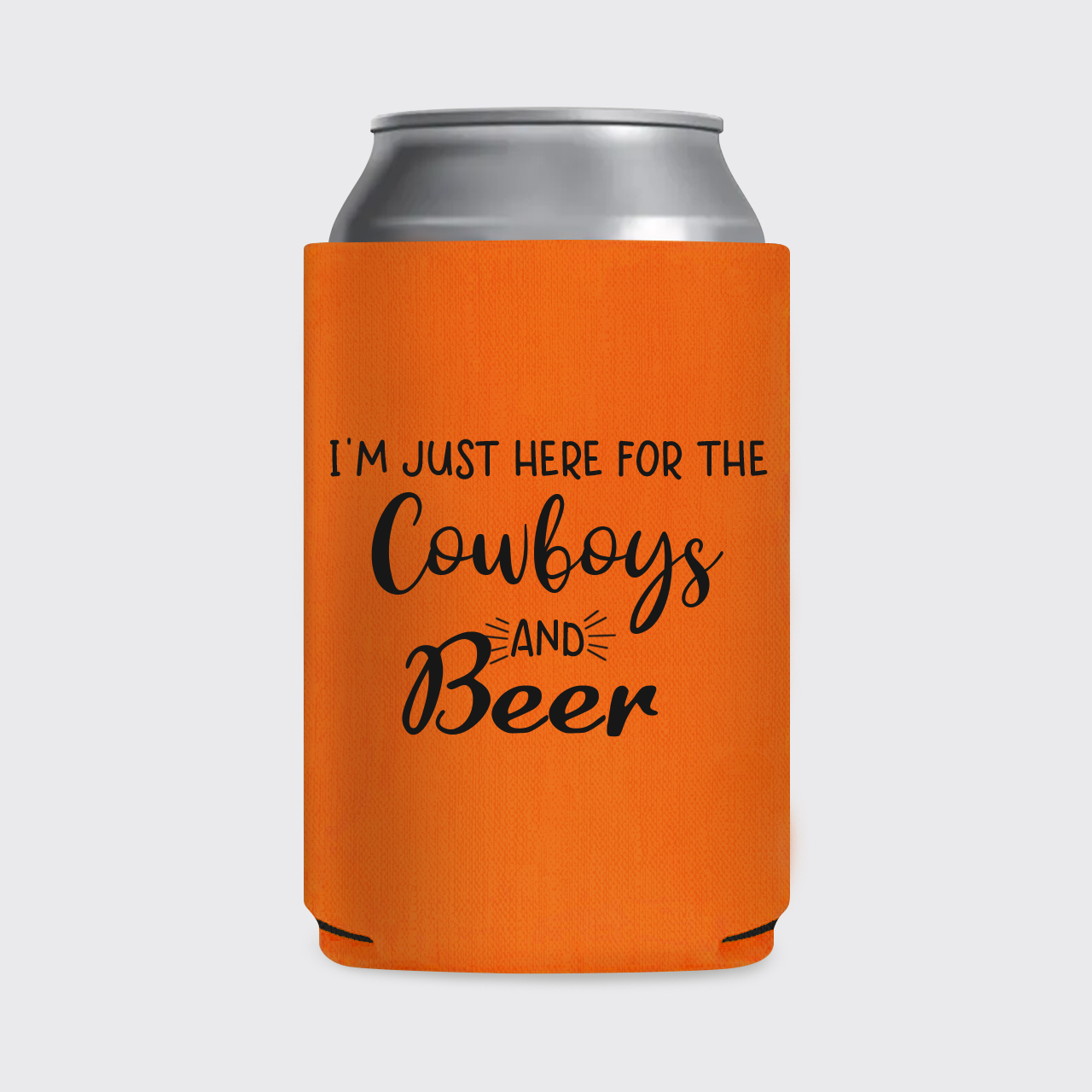 Western Cowboys And Beer Koozie