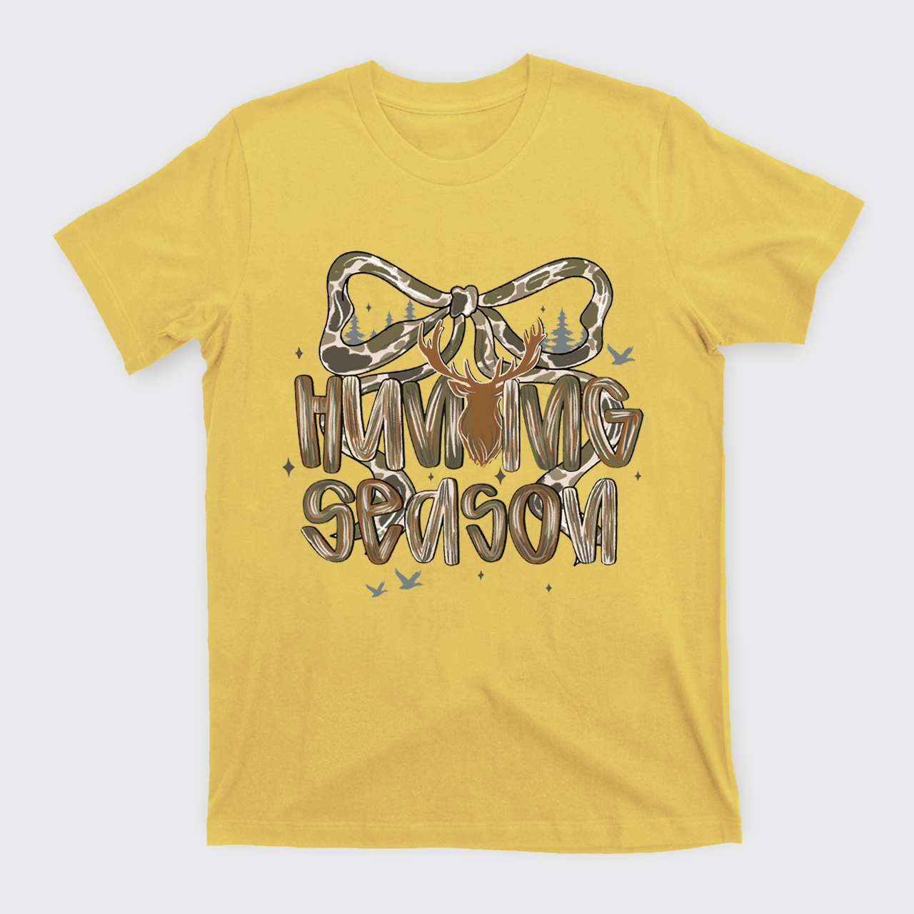 Hunting Season Camo Deer T-Shirts