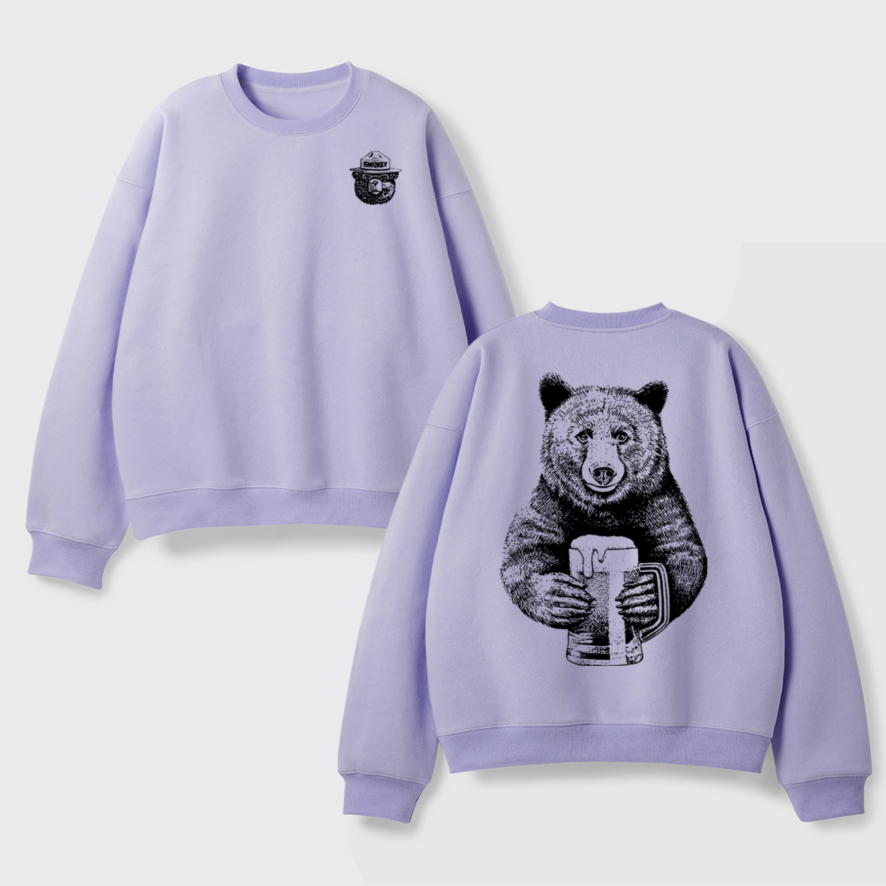 Smokey The Bear Fleece Sweatshirt