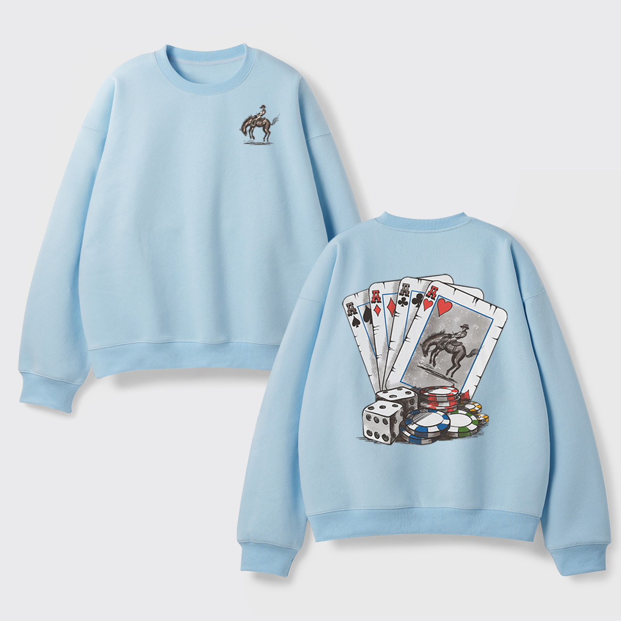 Cowboybay Knight On Horseback Fleece Sweatshirt