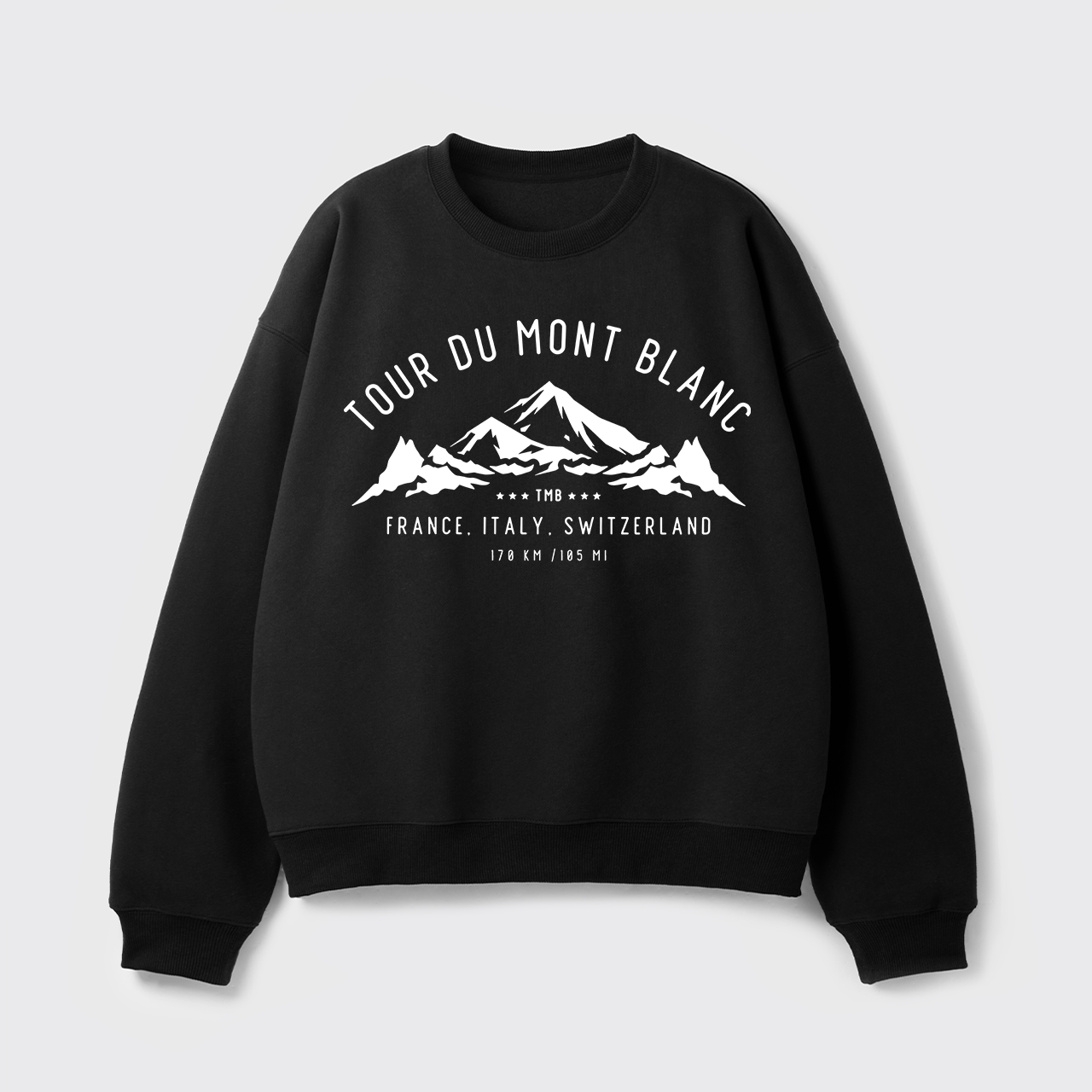 Tour Du Mont Blanc Fleece Sweatshirt