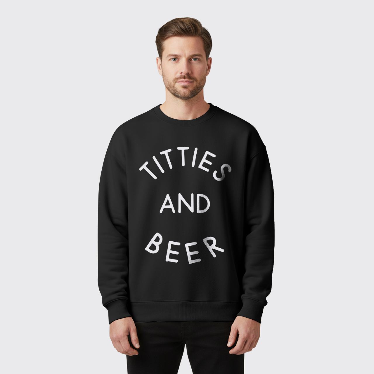 Country Music Titties And Beer Fleece Sweatshirt