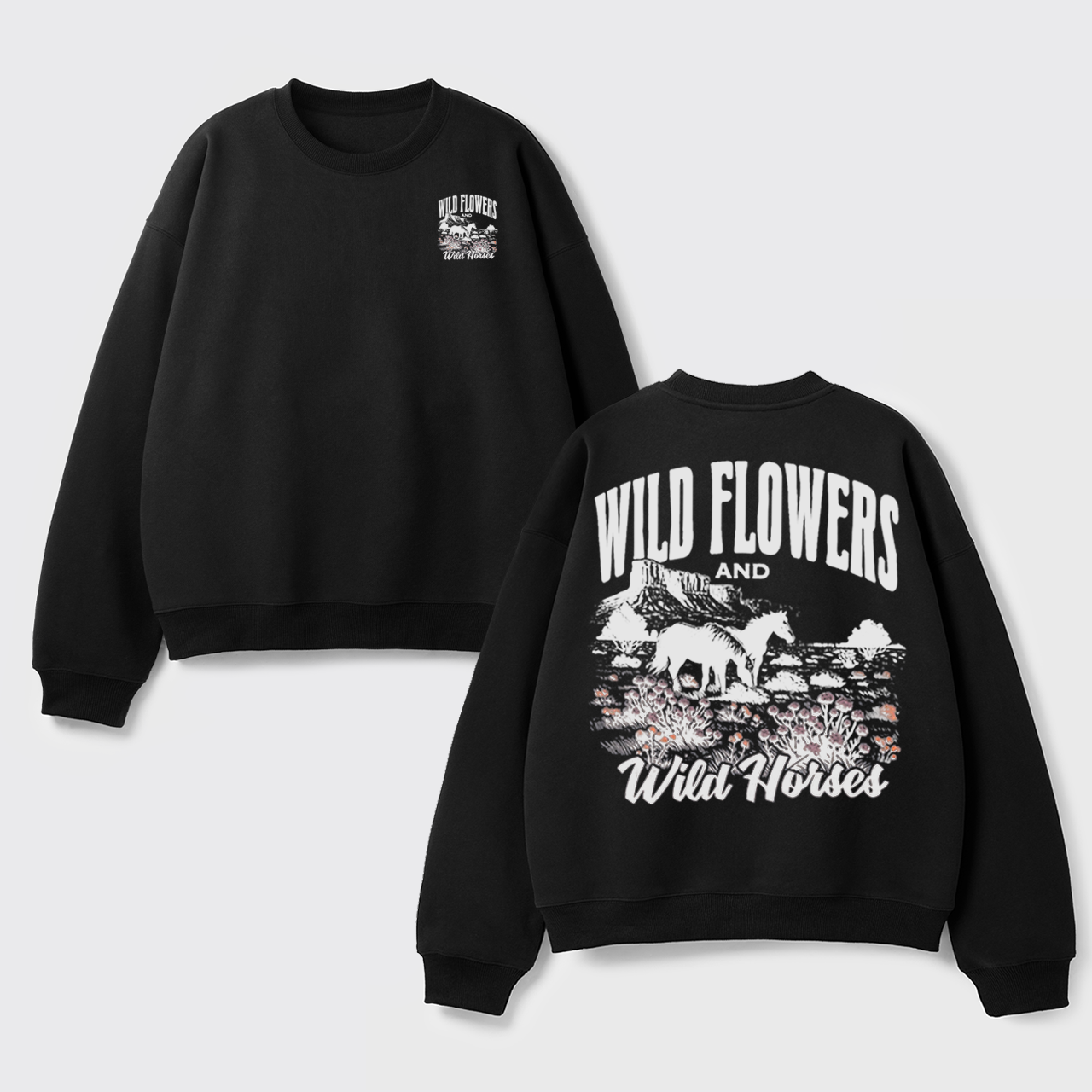 Western Stay Wild Fleece Sweatshirt