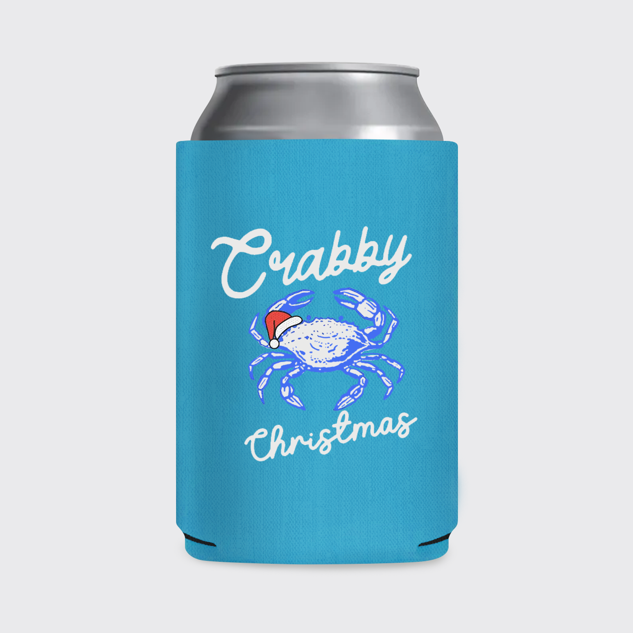 Crabby Christmas Koozie