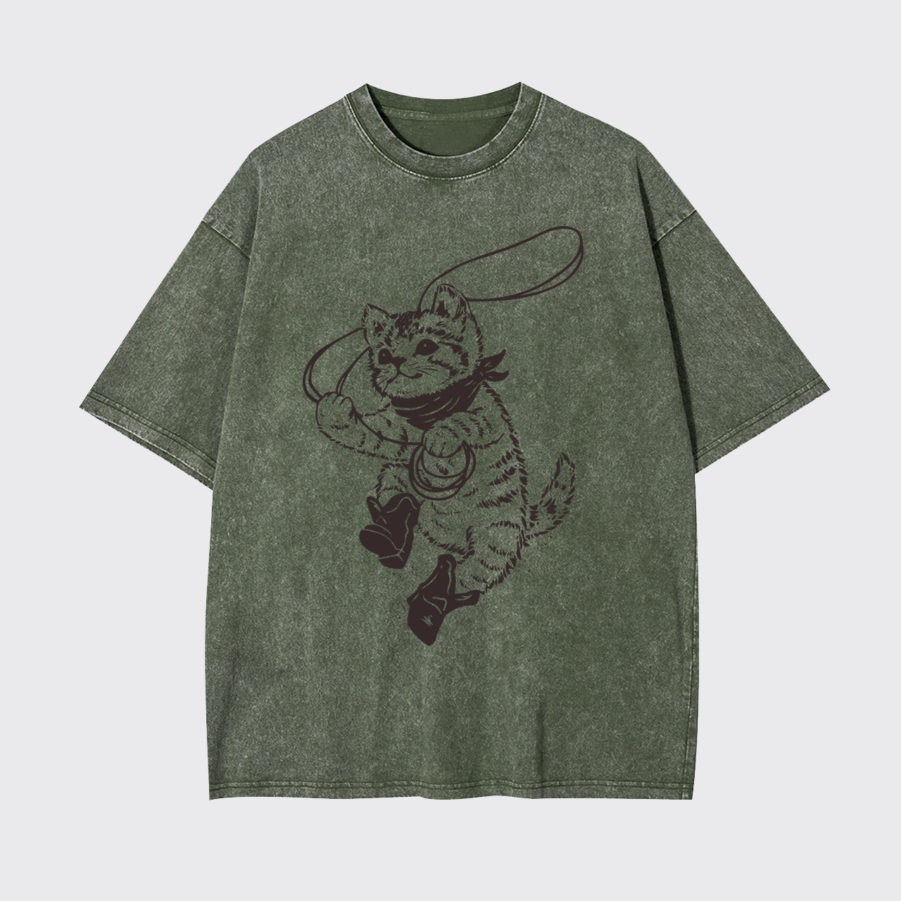 Wild West Kitty Garment-dye Tees