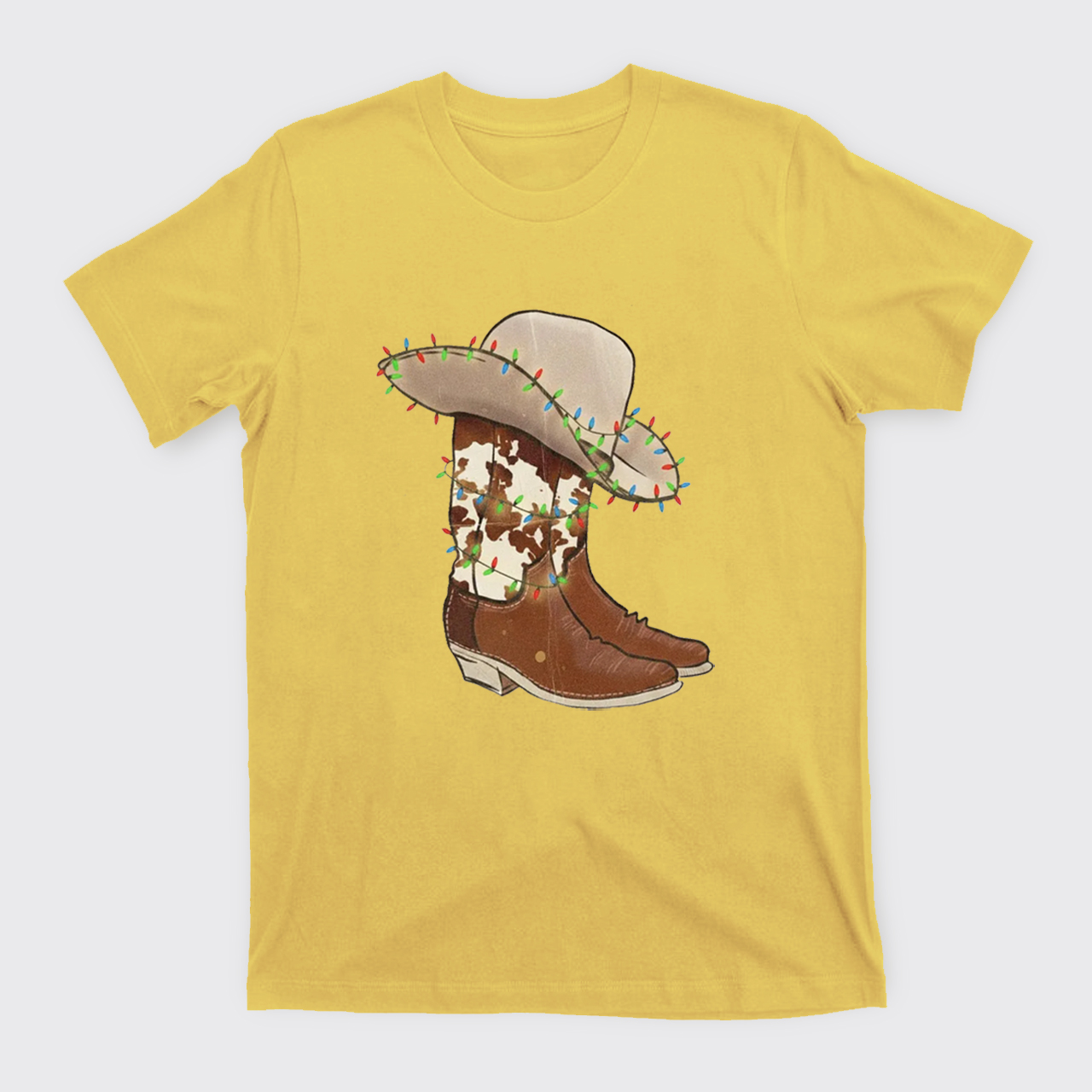 Christmas Cowgirl Boots T-Shirts