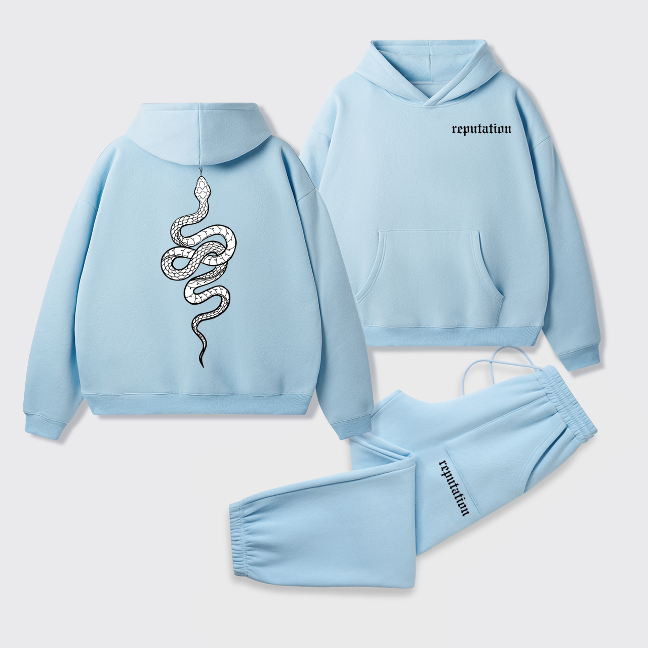 Fleece Reputation Look What You Made Me Do Hoodie Set