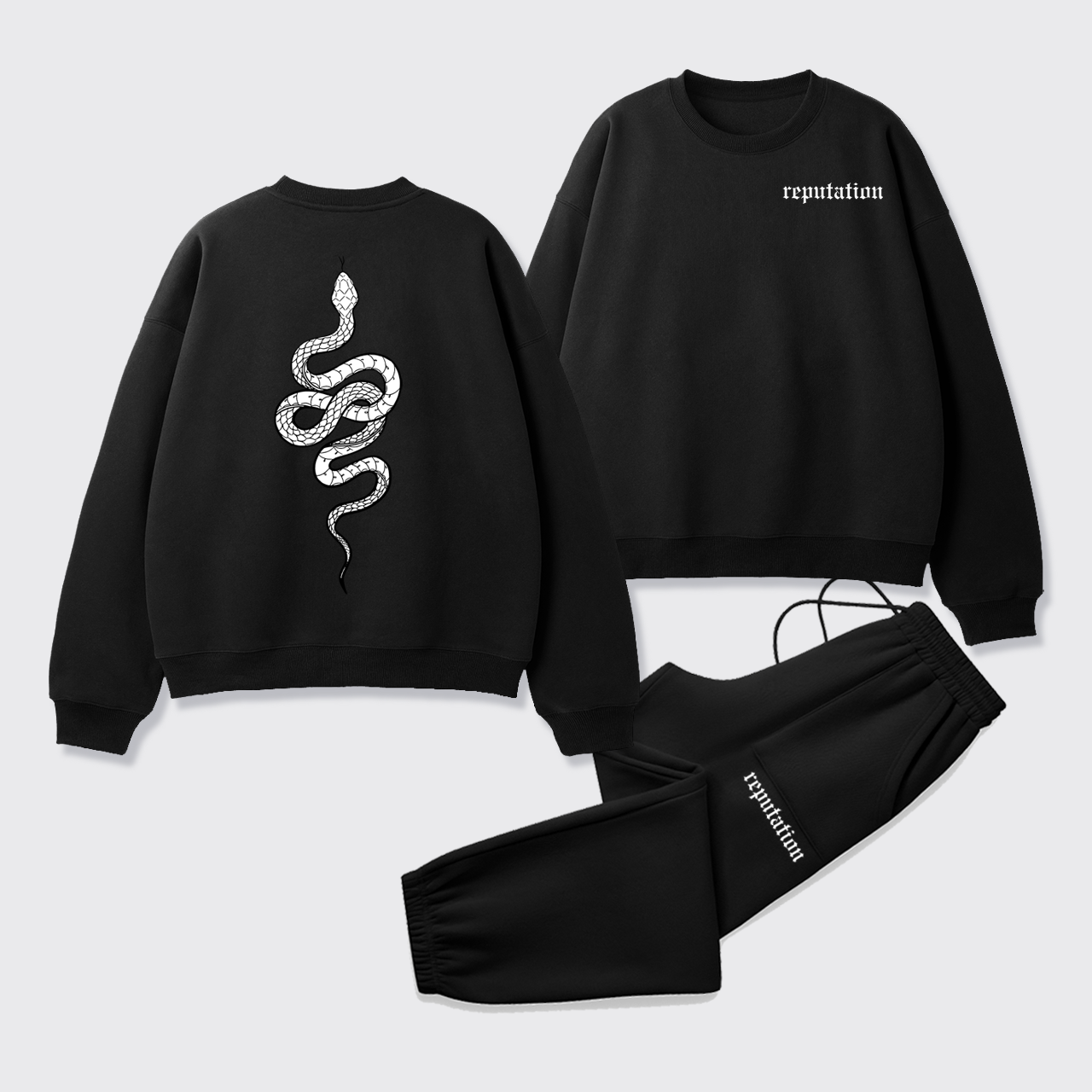 Fleece Reputation Look What You Made Me Do Sweatshirt Set