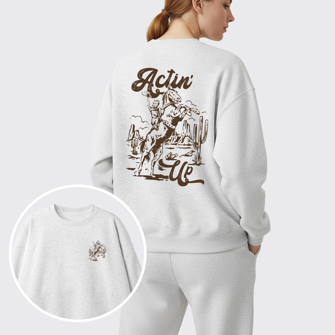 Fleece Hold Your Horses Sweatshirt