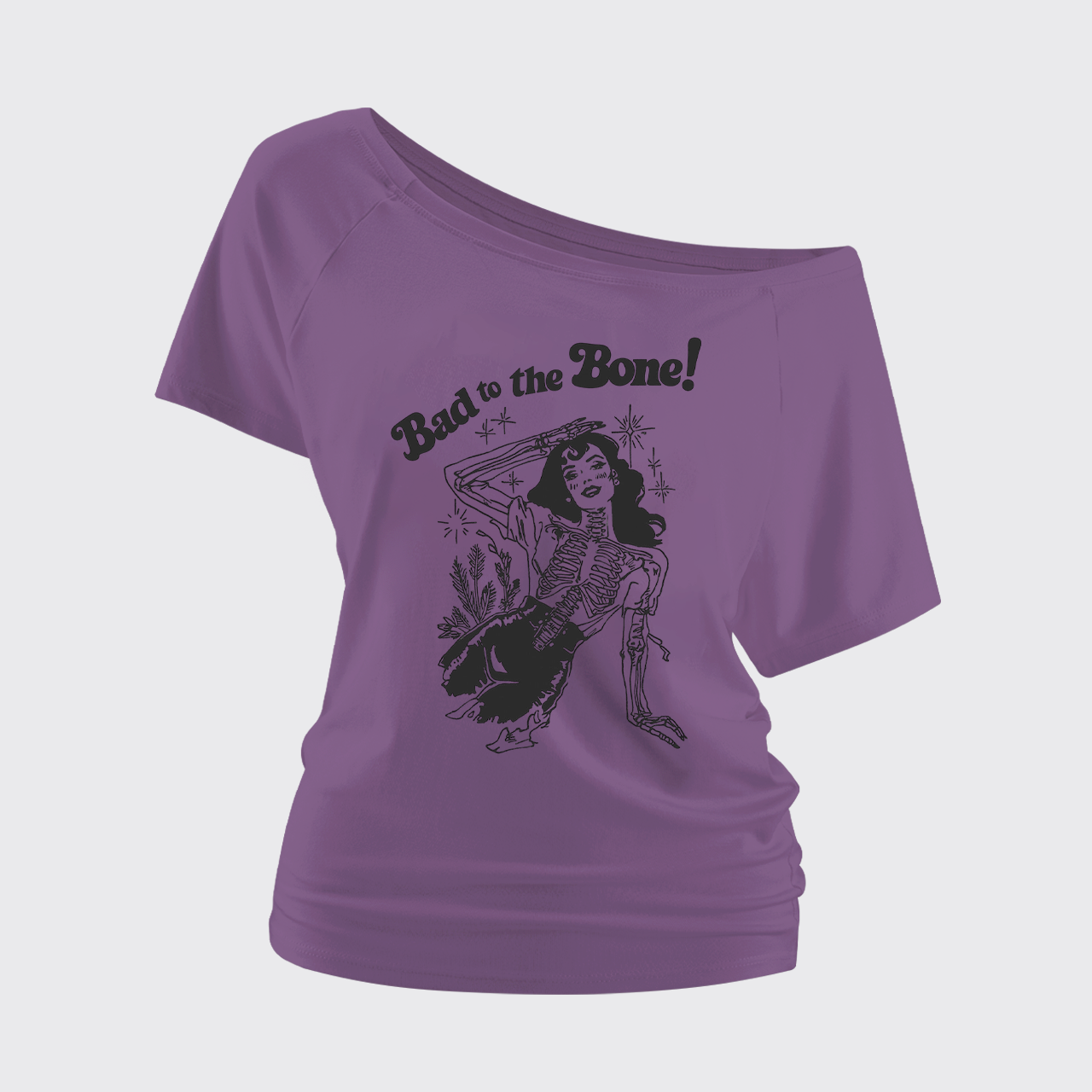 Bad To The Bone Off Shoulder Top