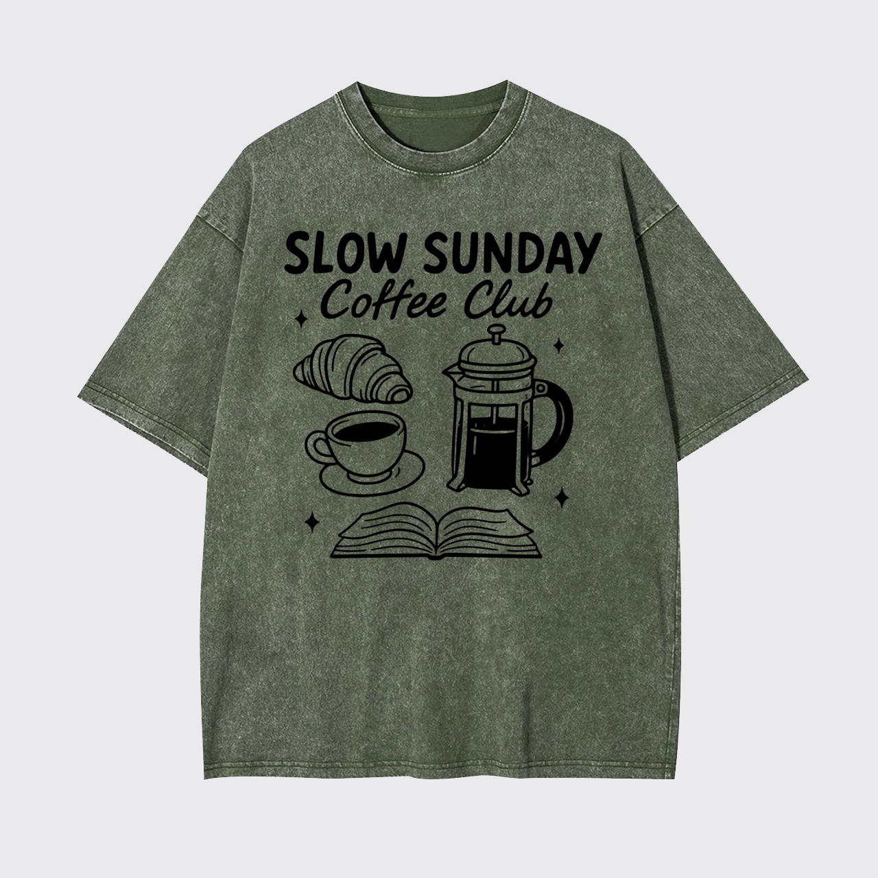 Coffee Club Garment-dye Tees