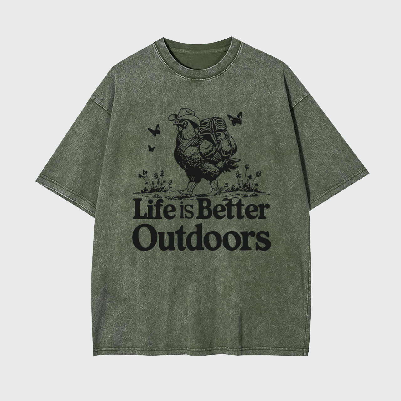 Life Is Better Outdoors Garment-dye Tees