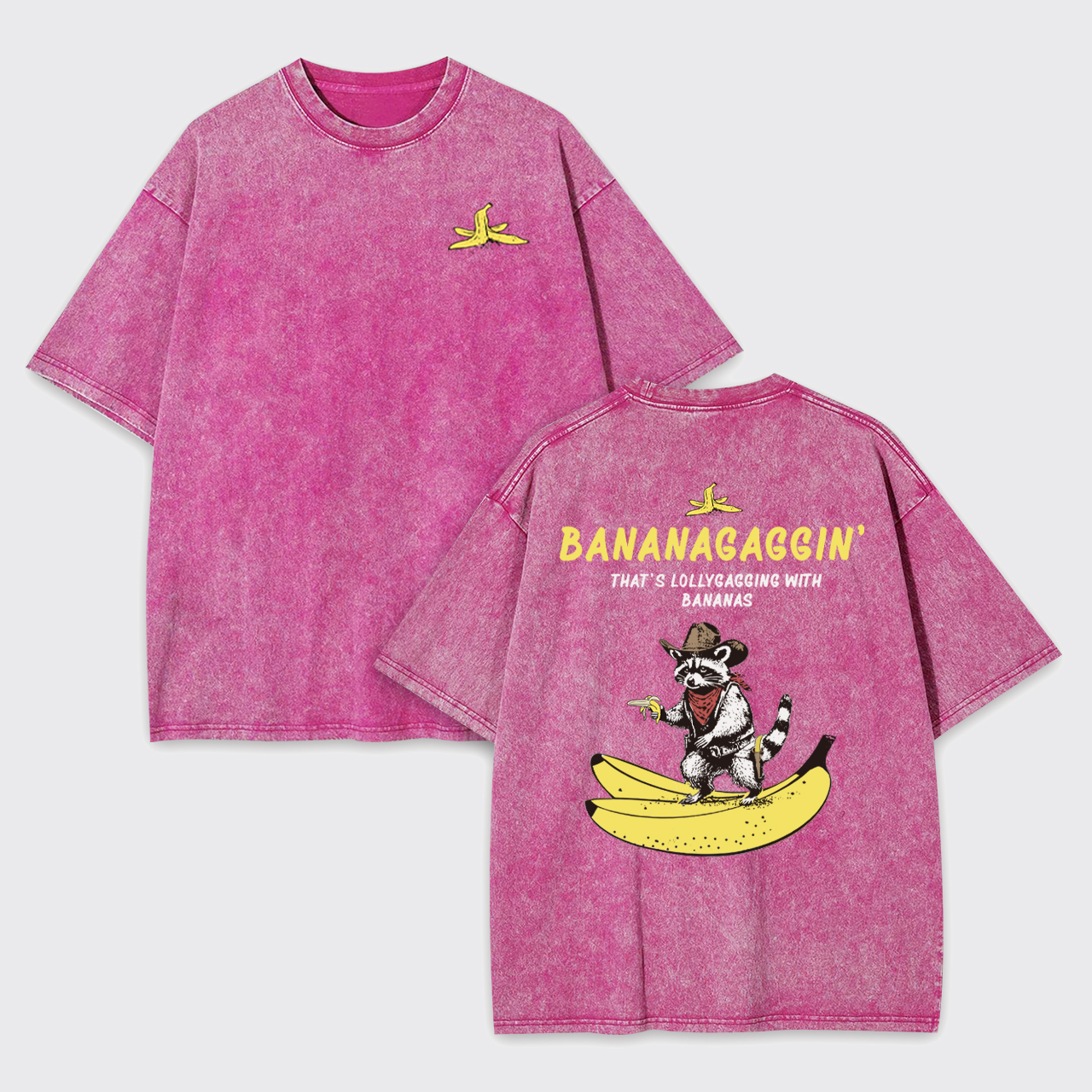 Funny Bananagaggin Banana Garment-dye Tees