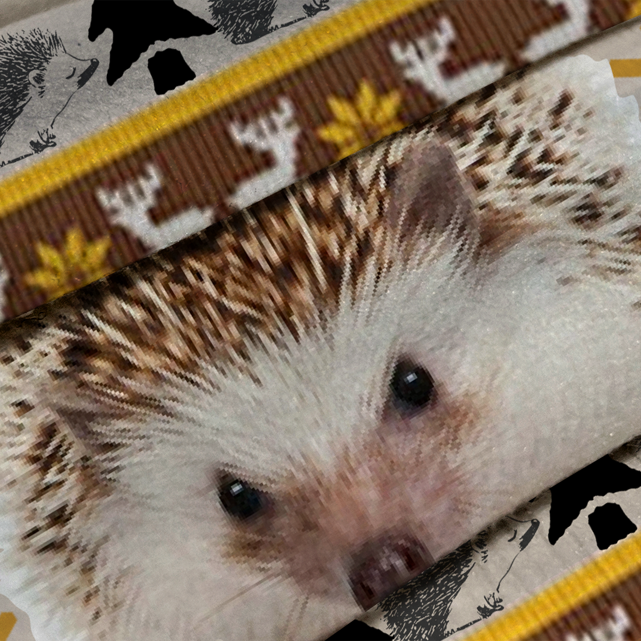 2025 Cute Hedgehog Christmas Ugly Knit Sweatshirt