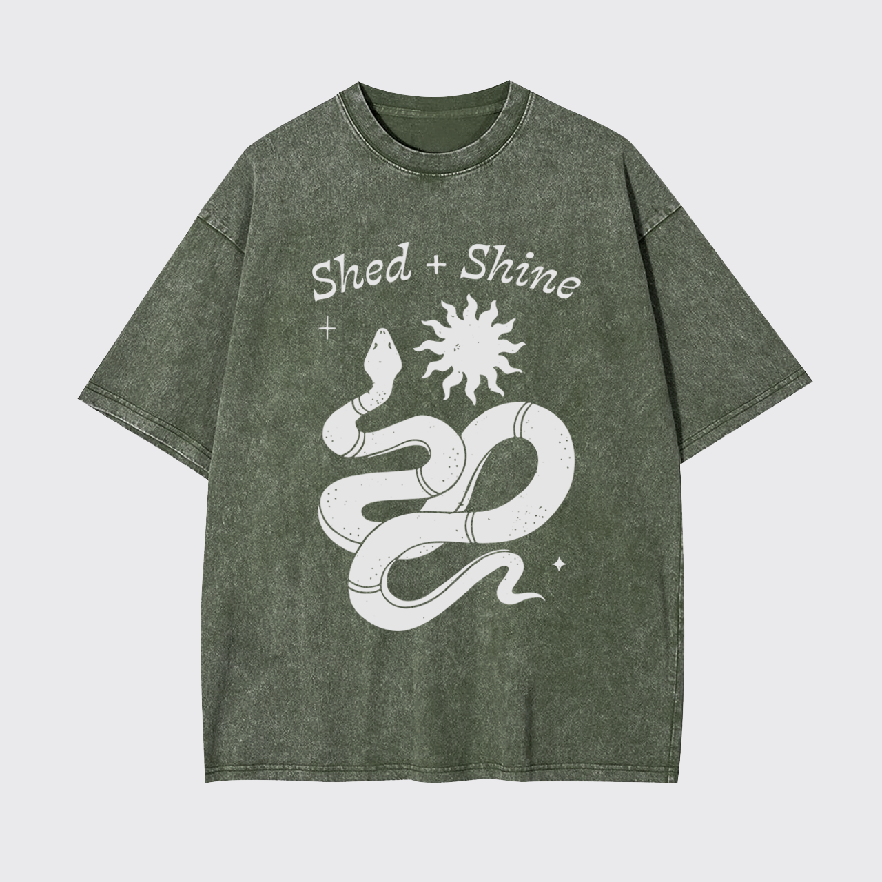 Snake Boho Garment-dye Tees