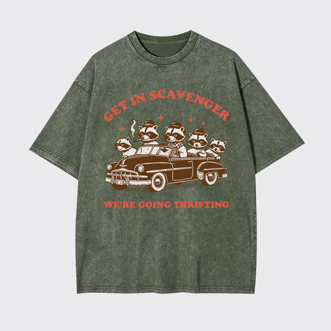 Get In Scavenger We're Going Thrifting Garment-dye Tees