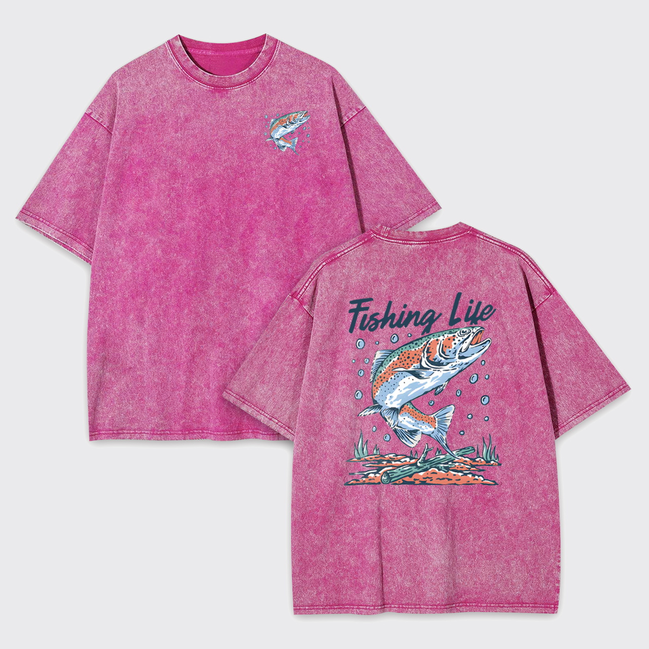Fishing Life Garment-dye Tees
