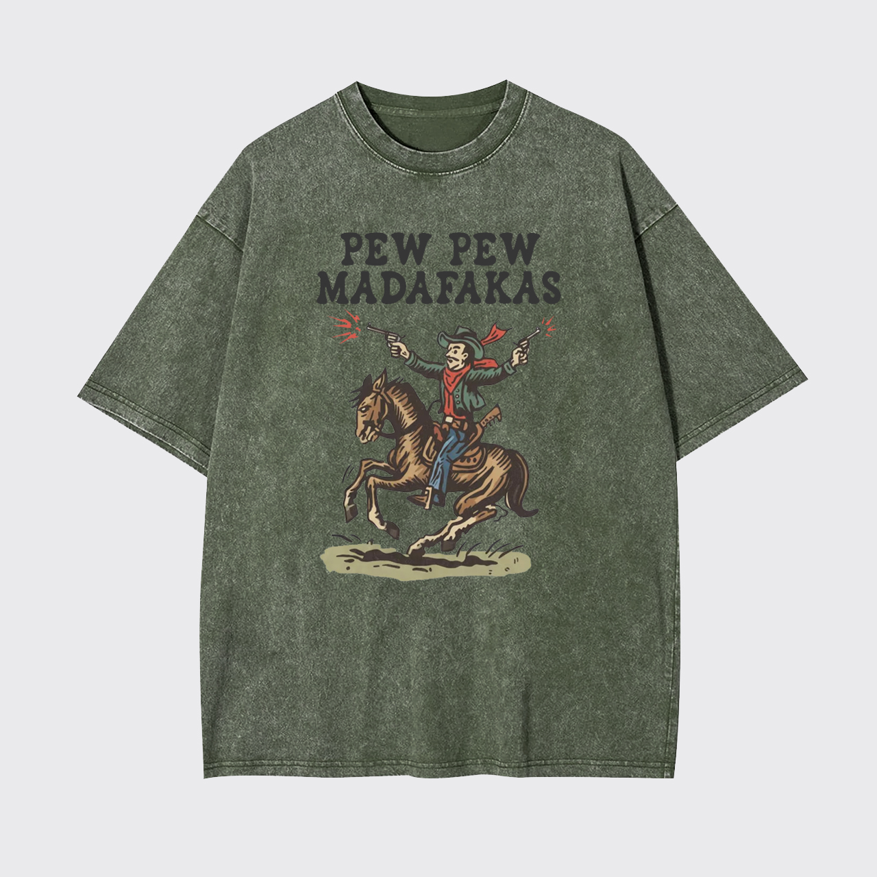 Pew Pew Madafakas Garment-dye Tees