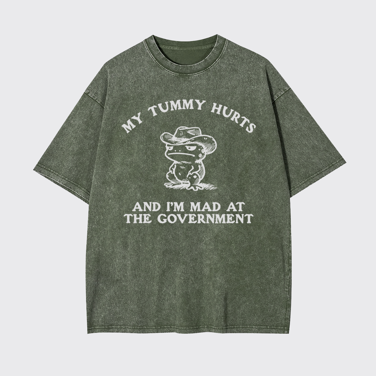 My Tummy Hurts Sarcastic Quote Garment-dye Tees