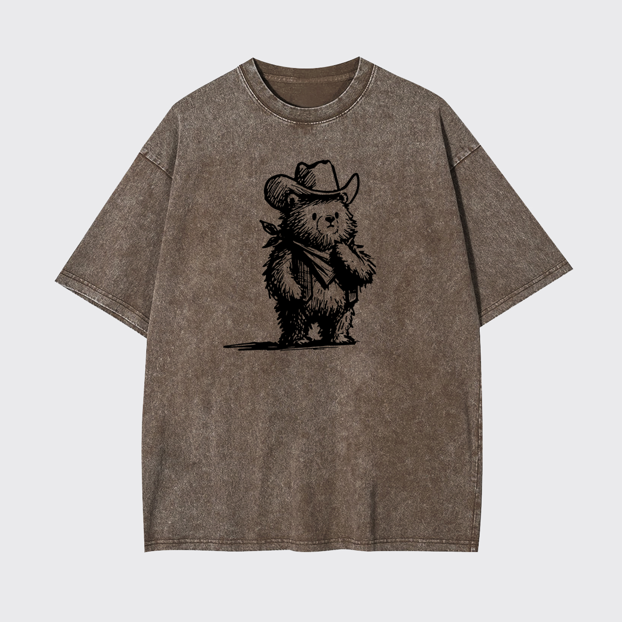 Cowboy Bear Garment-dye Tees
