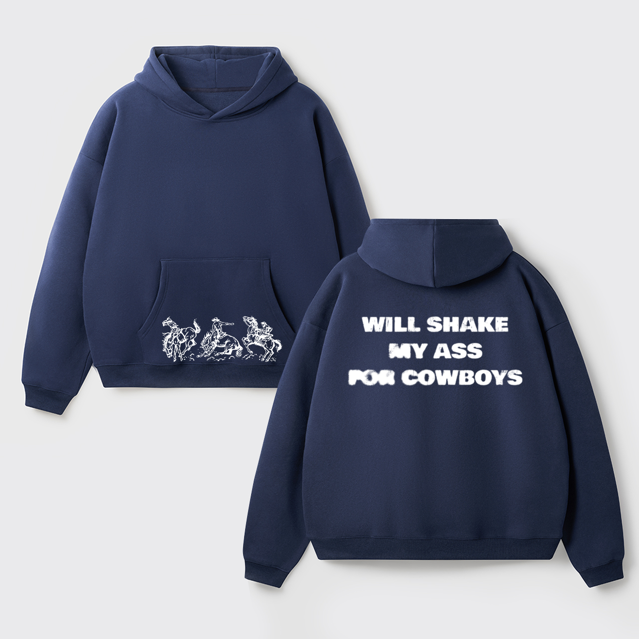 Shake For Cowboys Fleece Hoodie