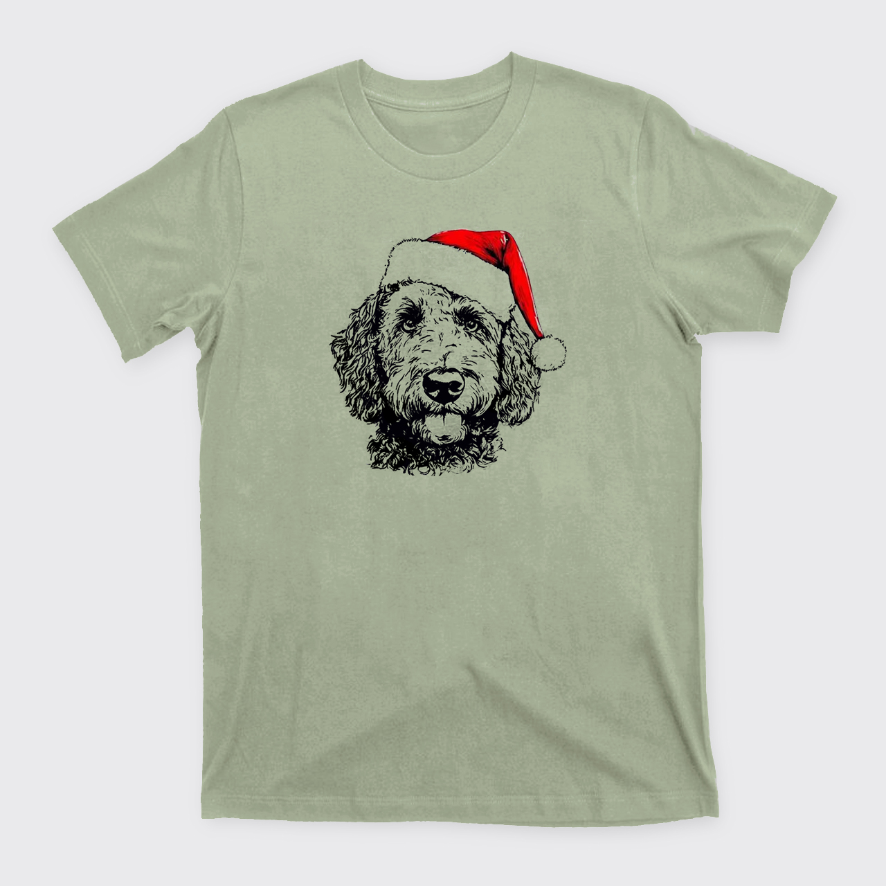 Custom Santa Paws Dog Breed T-Shirts