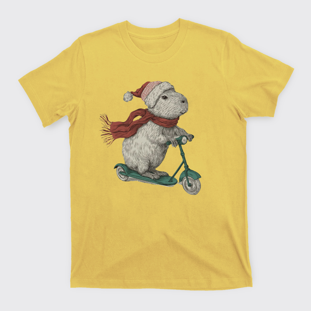 Christmas Capybara Funny Holiday T-Shirts