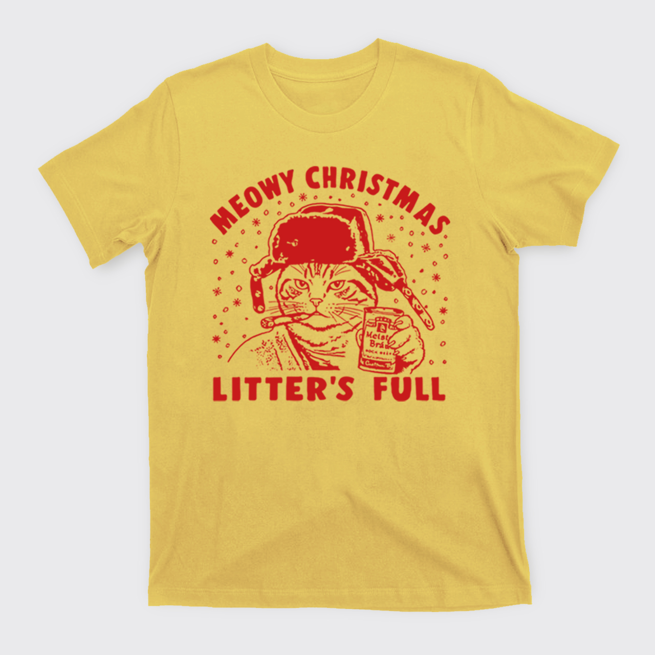 Meowy Christmas Litter's Full T-Shirts