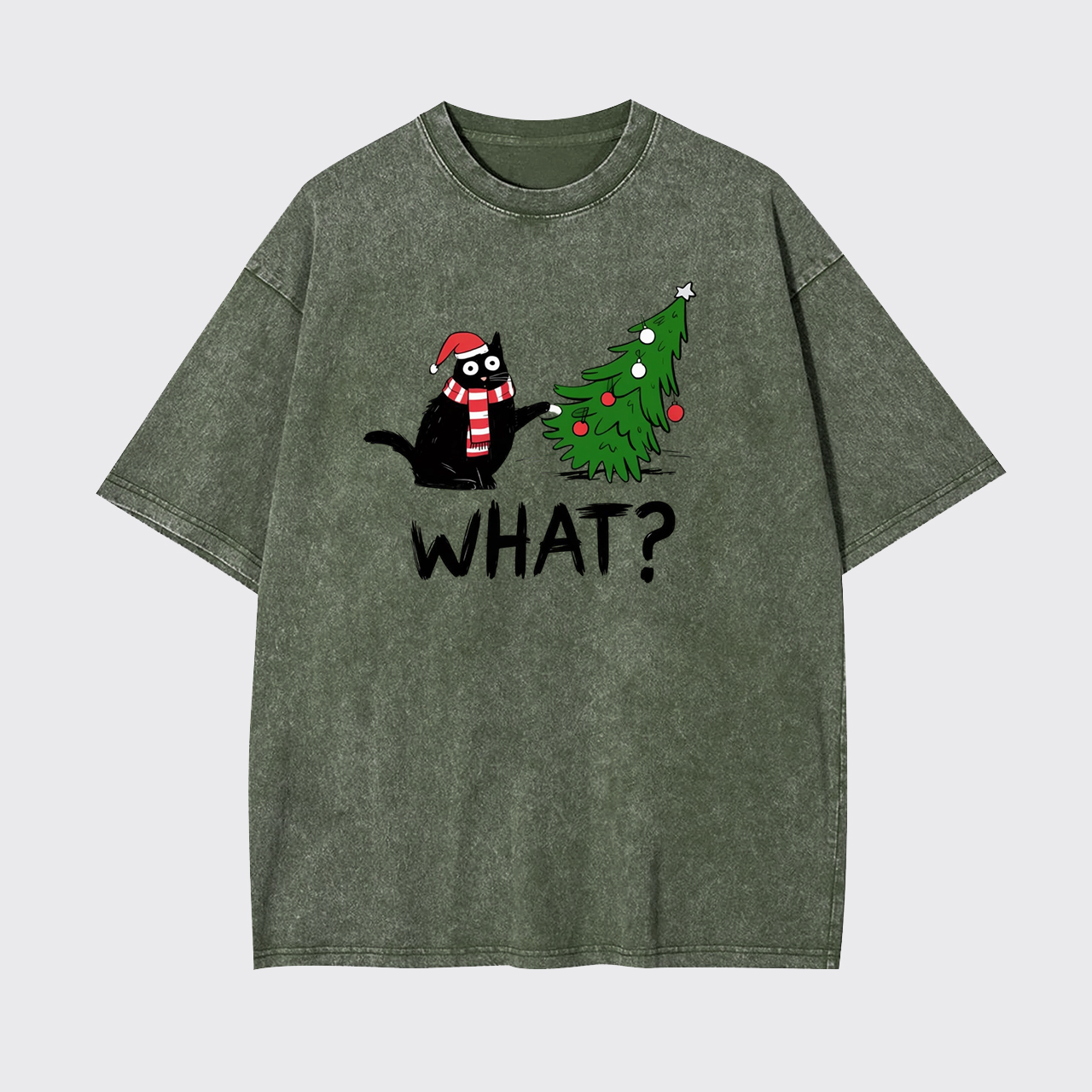 What Christmas Tree Knocked Over Garment-dye Tees