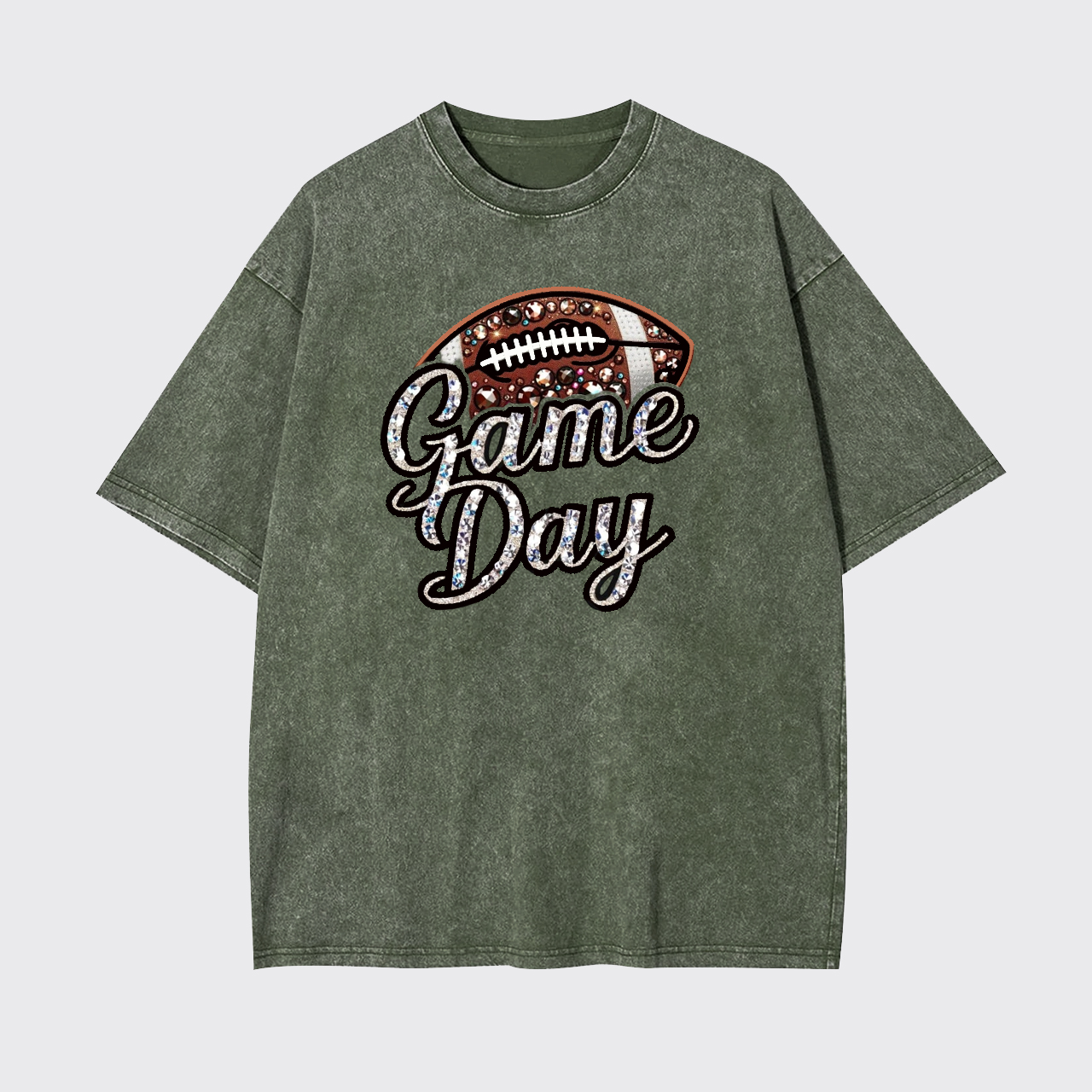 Game Day Trendy Football Garment-dye Tees