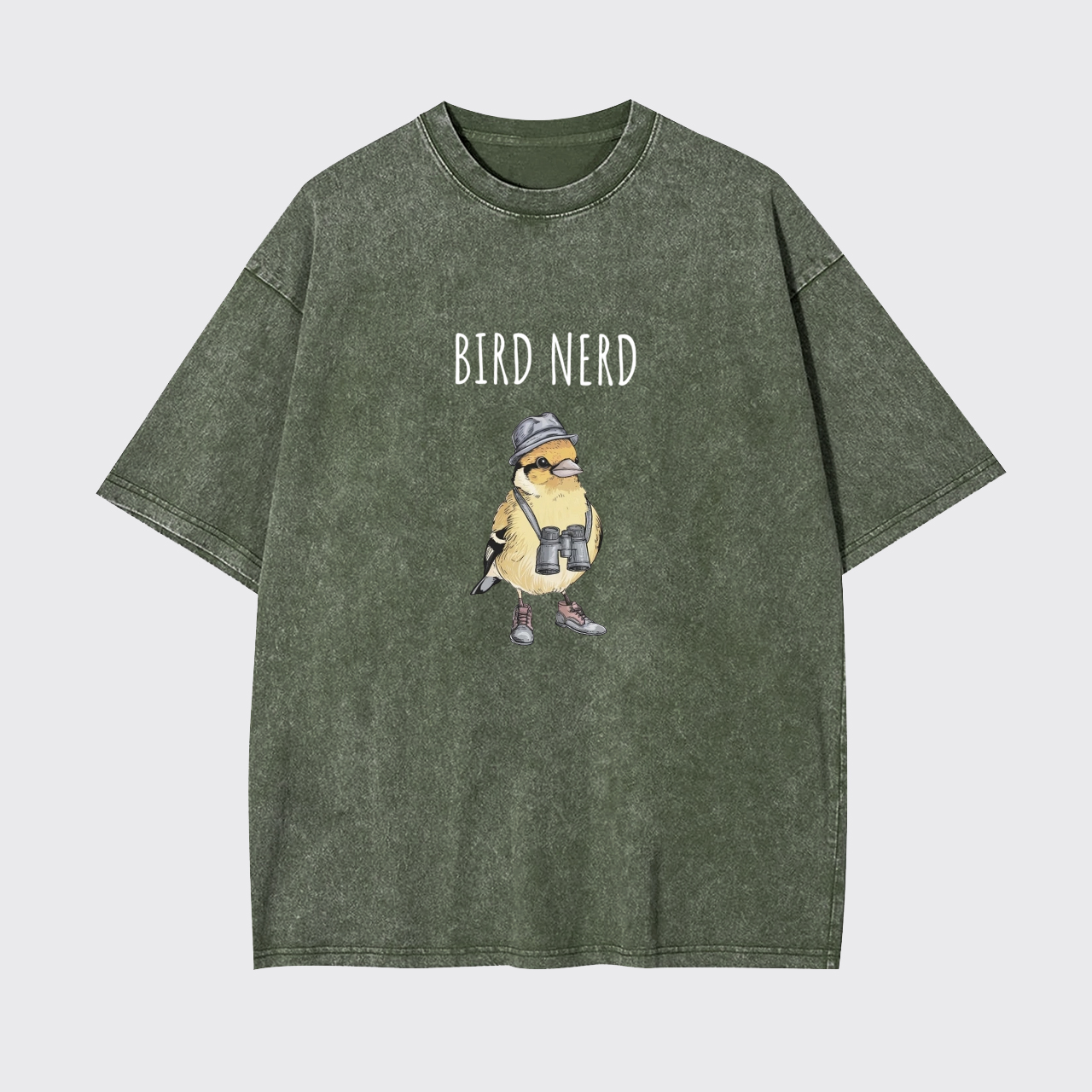 Bird Nerd Watcher Garment-dye Tees