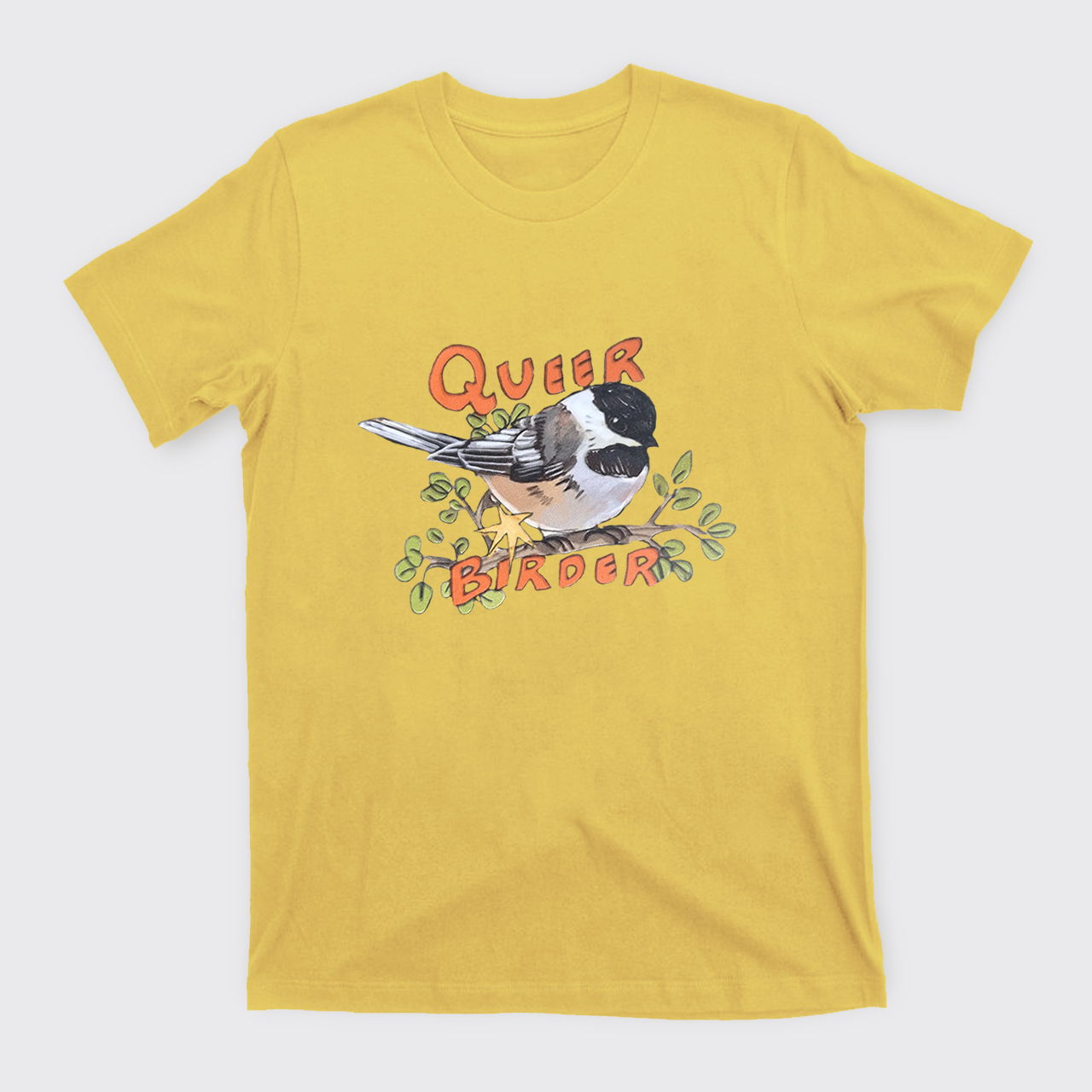 Queer Birder Chickadee T-Shirts