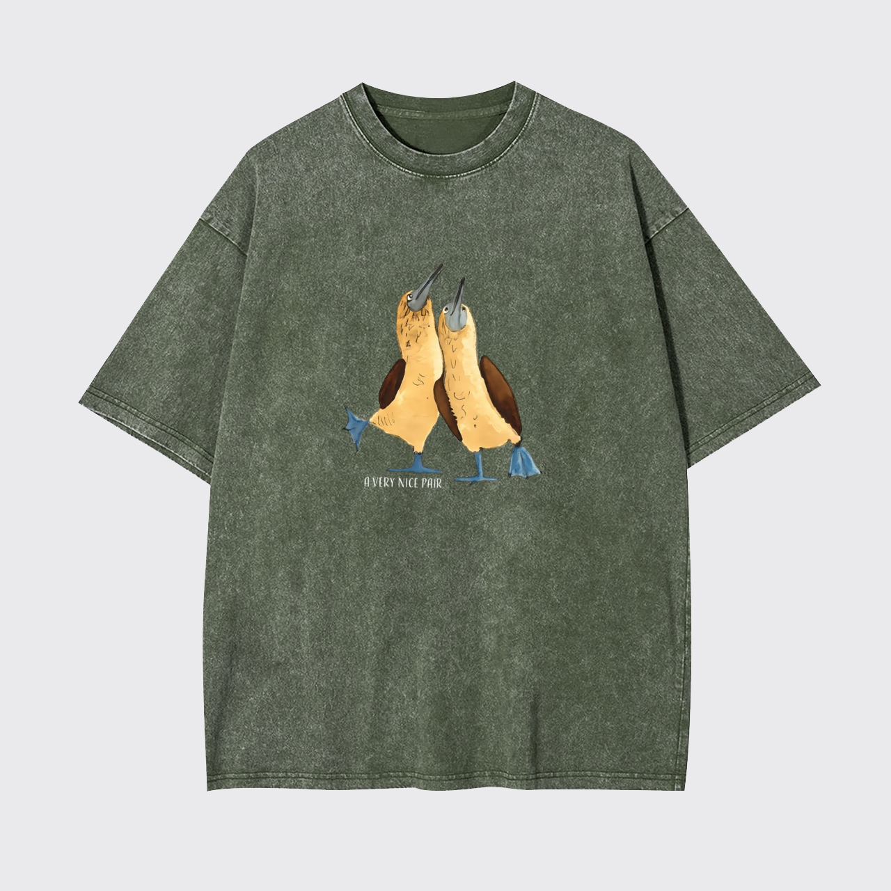 Blue Footed Booby Garment-dye Tees