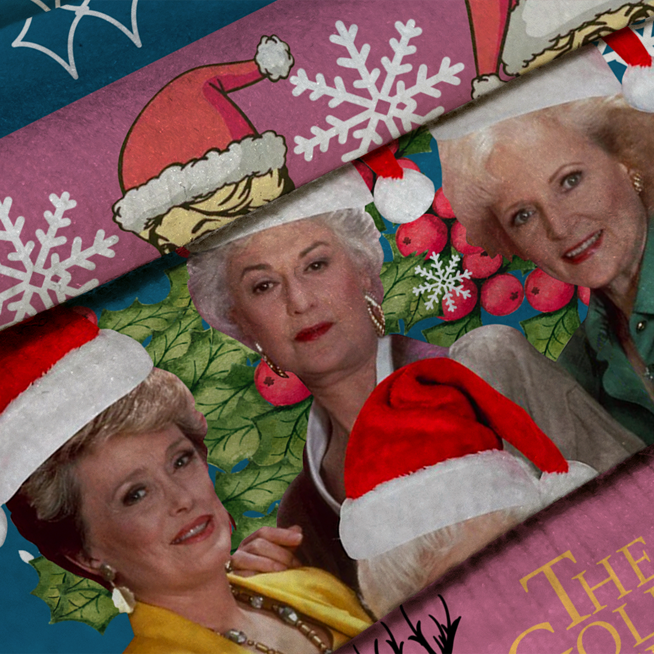 May Your Christmas Be Golden And Bright Ugly Knit Sweatshirt