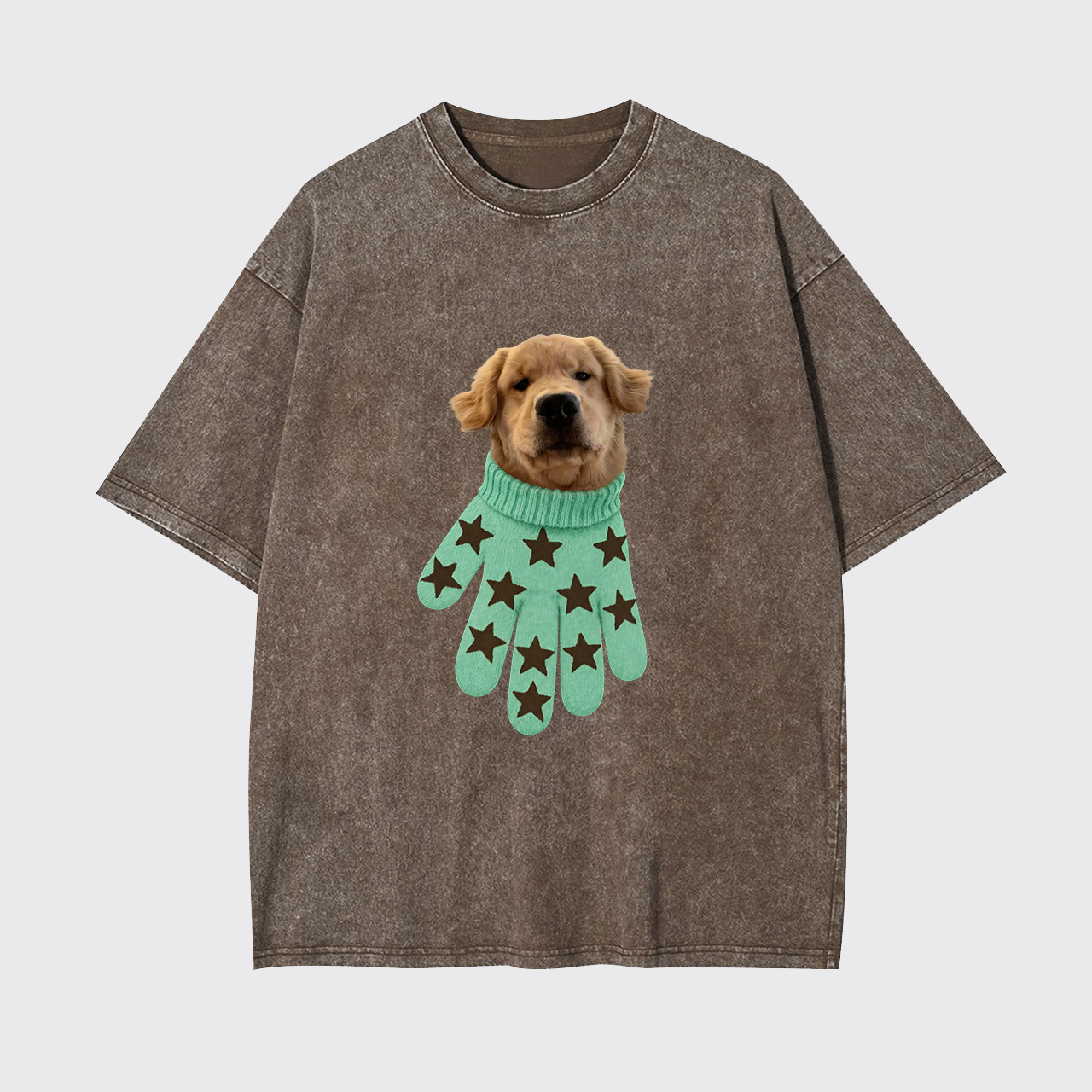 Personalized Pet in a Glove Garment-dye Tees