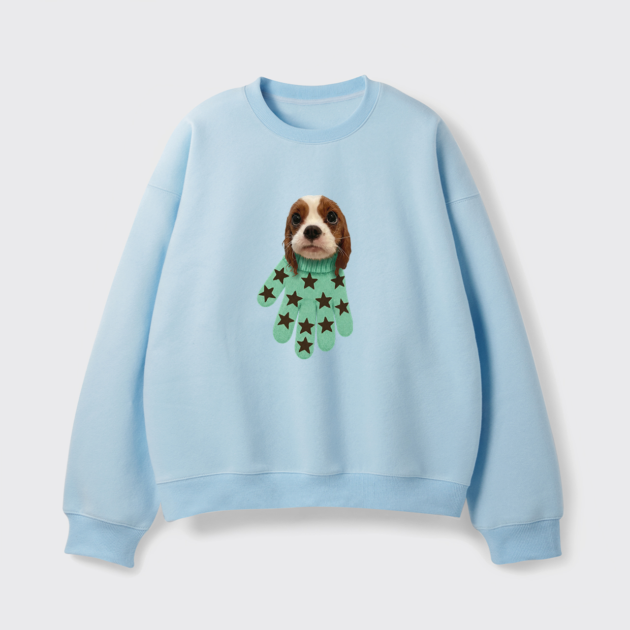 Personalized Pet in a Glove Fleece Sweatshirt