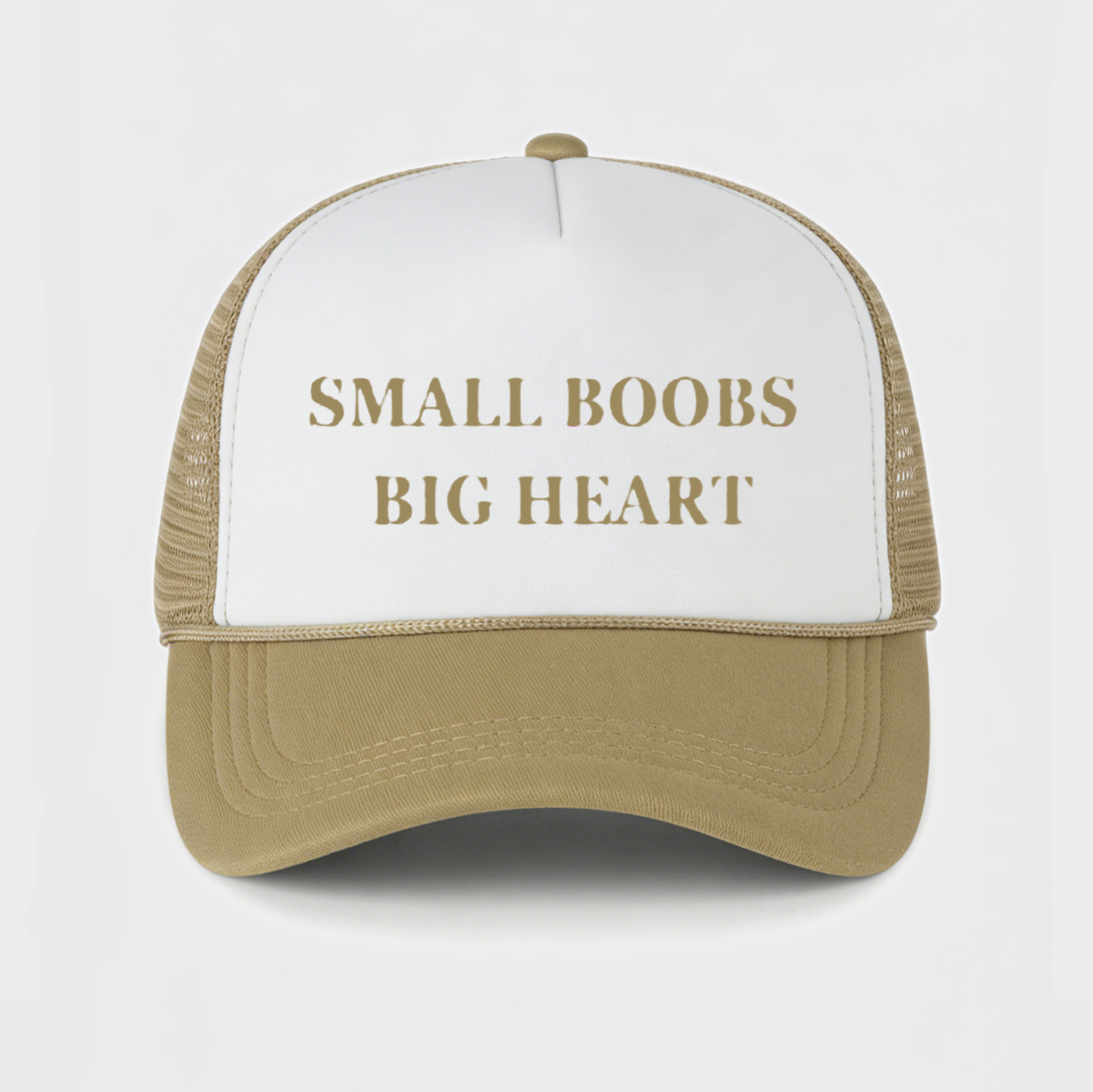 Small Boobs Big Heart Trucker Hat