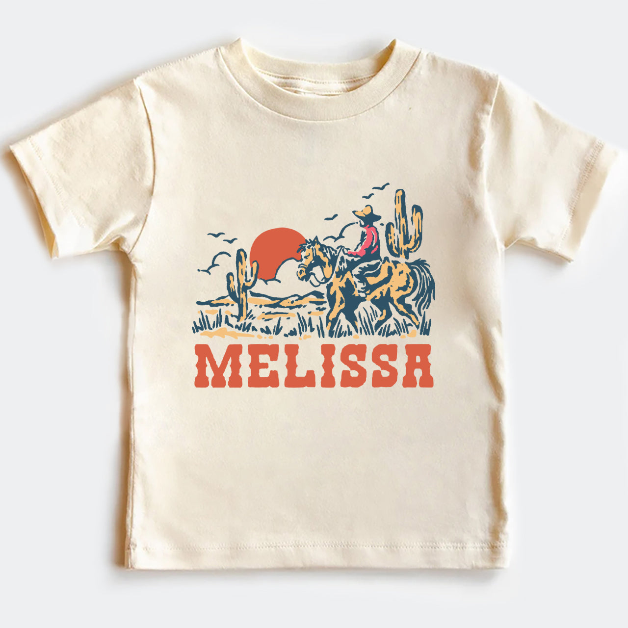 Personalized Cowgirl Kids T-shirt