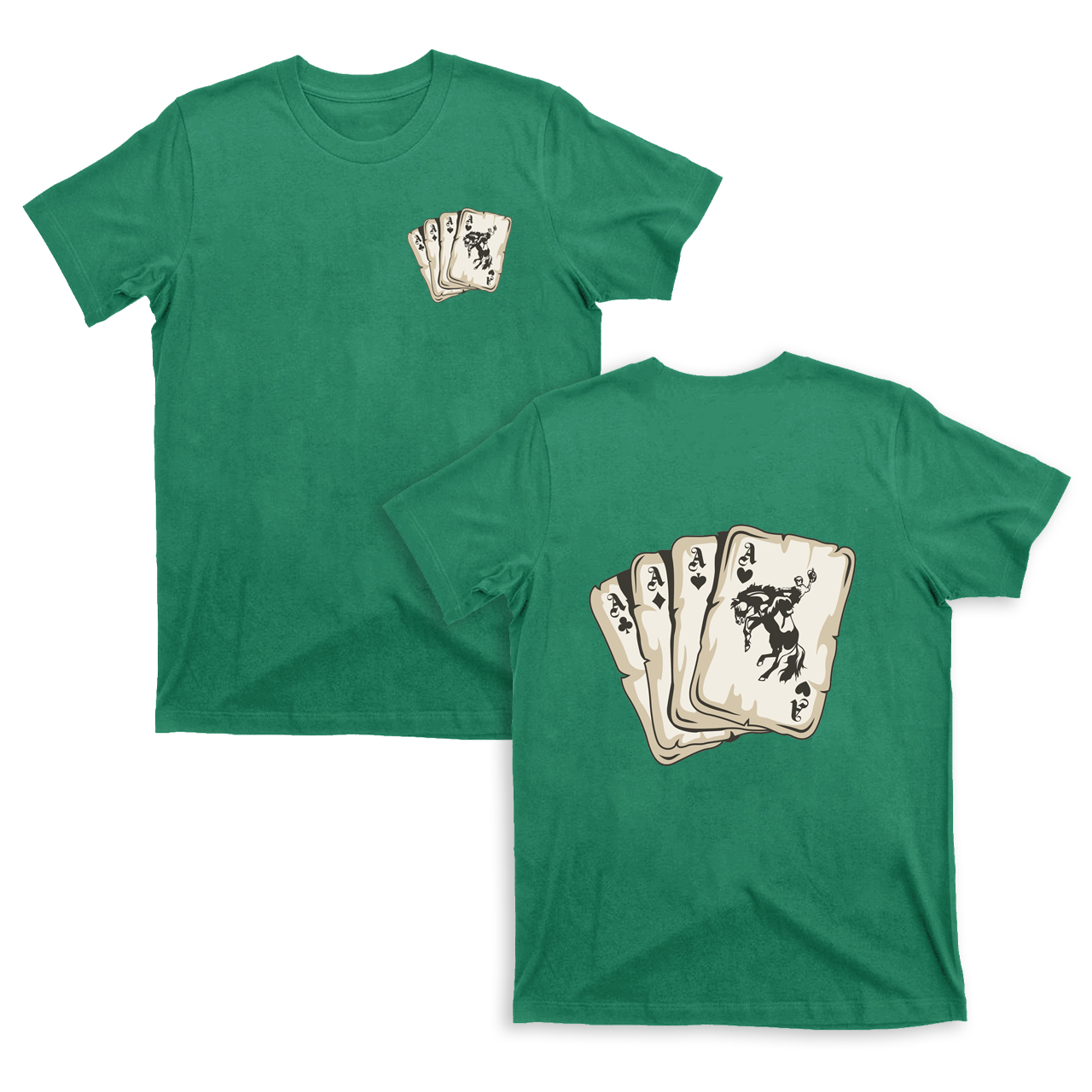 Cowboy Playing Cards  T-Shirts