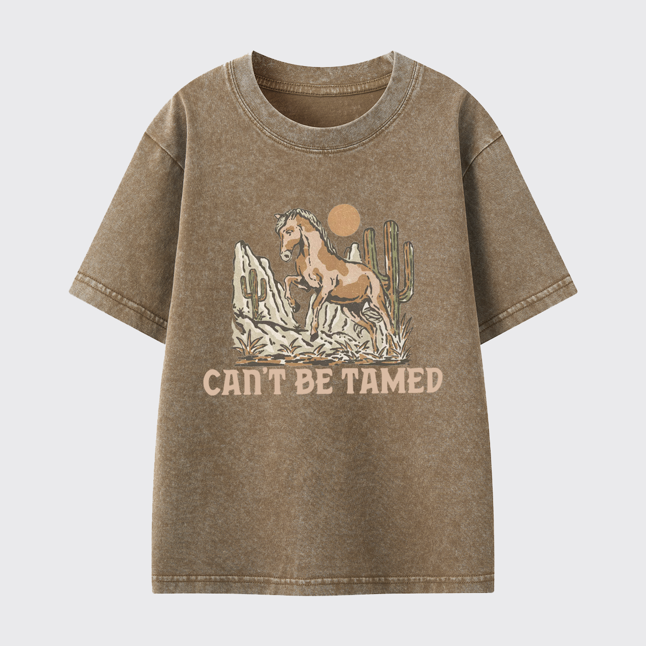 Can't Be Tamed Washed Toddler T-shirt