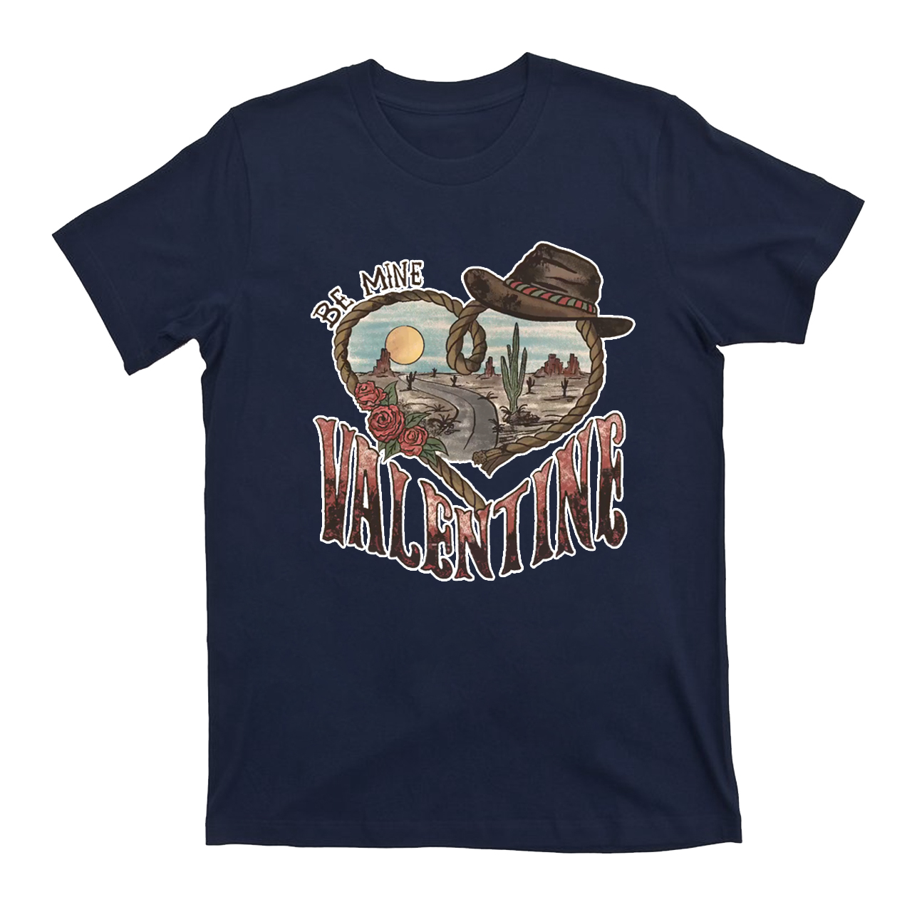 Be Mine Western Desert Valentine T-Shirts