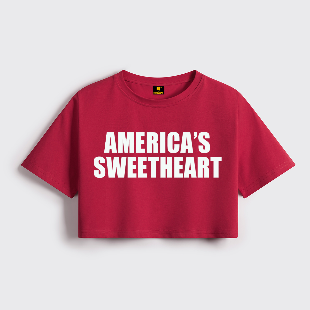 America's Sweetheart Cropped Boxy Tee