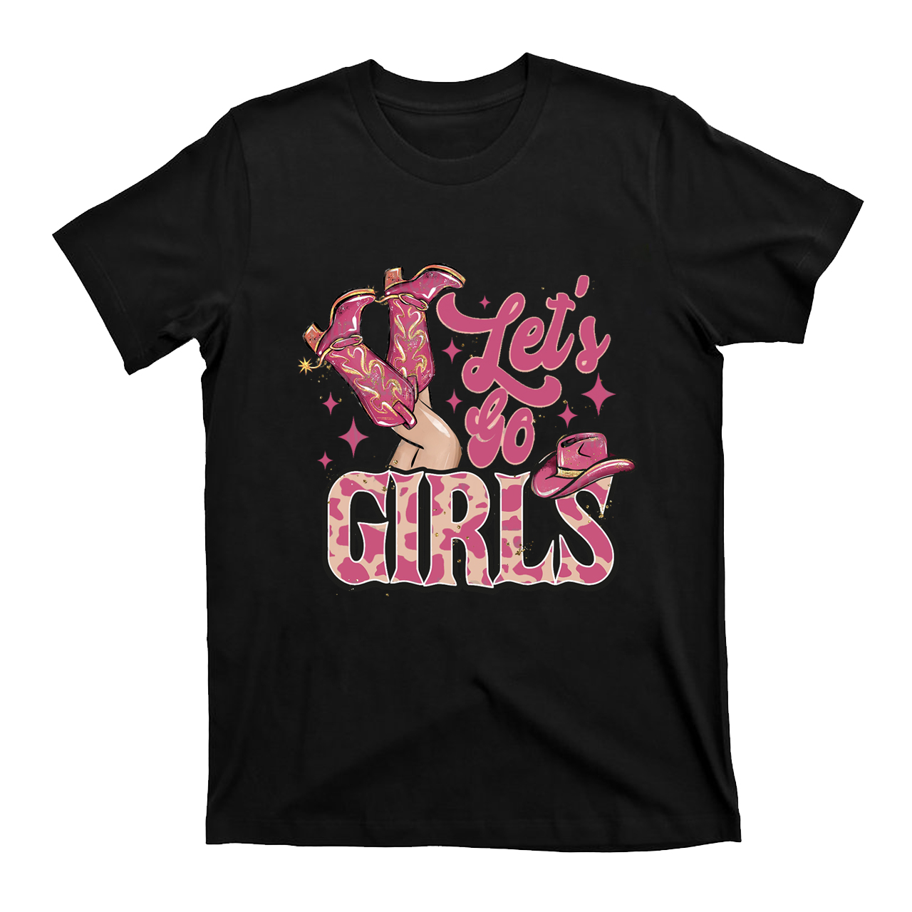 Let's Go Girls Westner Cowgirl  T-shirt