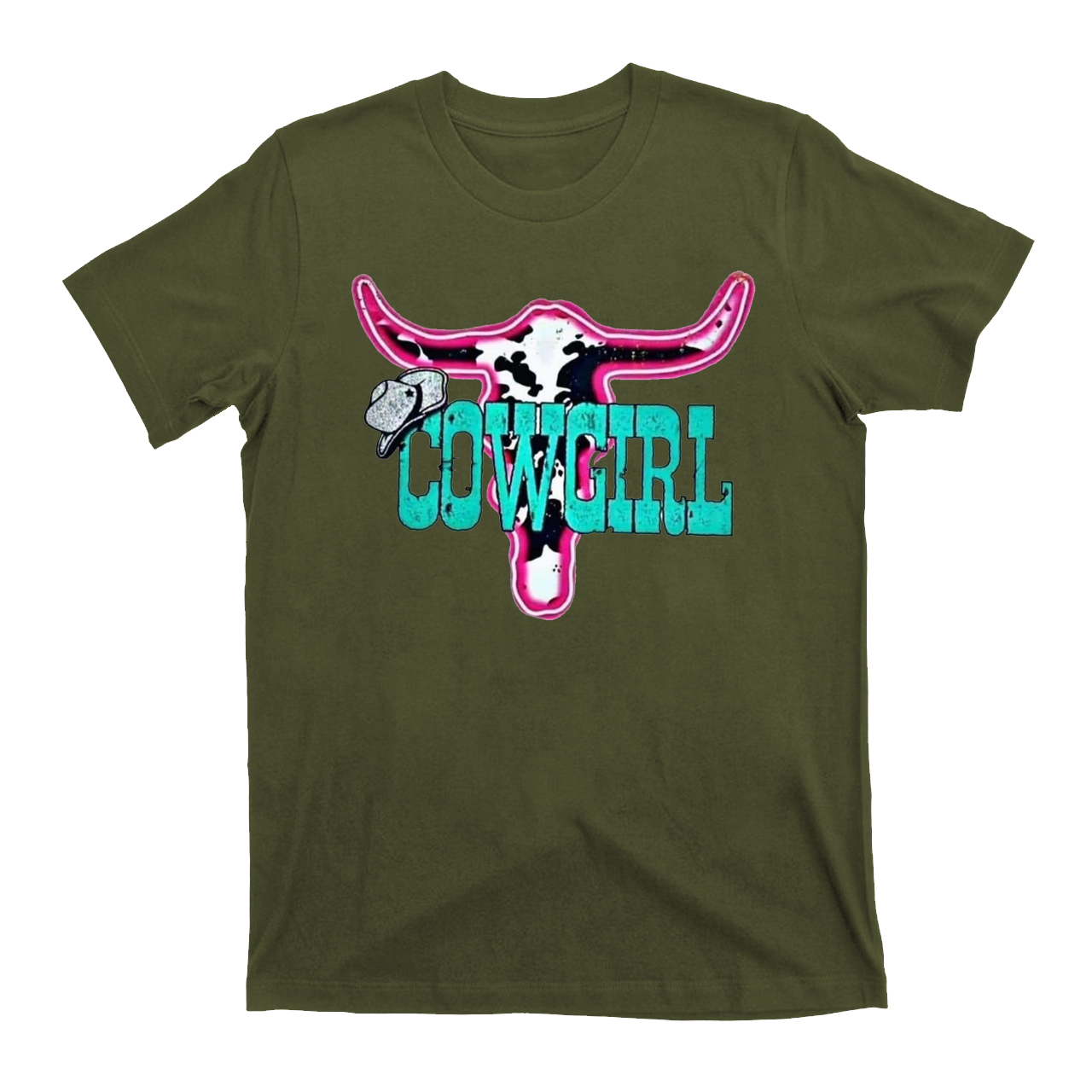 Barbie Pink Cow Skull Cowgirl T-Shirts
