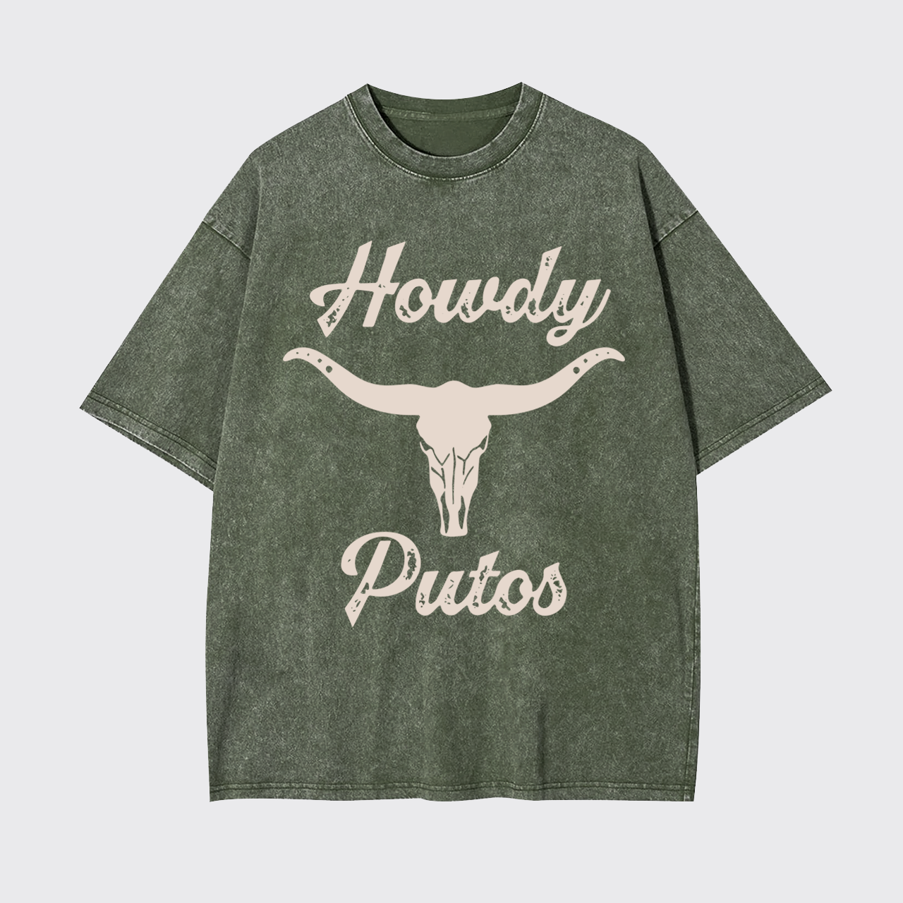 Country Vintage Howdy Garment-dye Tees