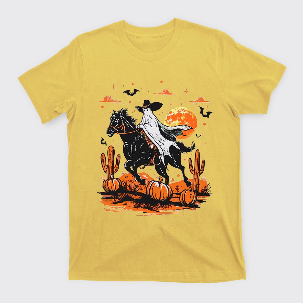 Retro Halloween Ghost Rider T-Shirts