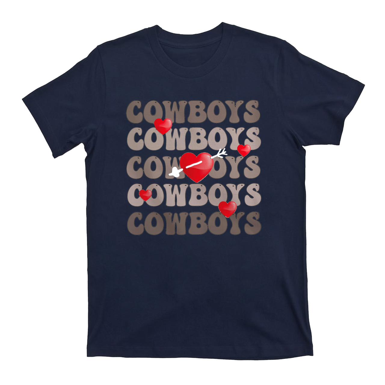 Howdy Cowboy Sweetheart Valentine  T-Shirts