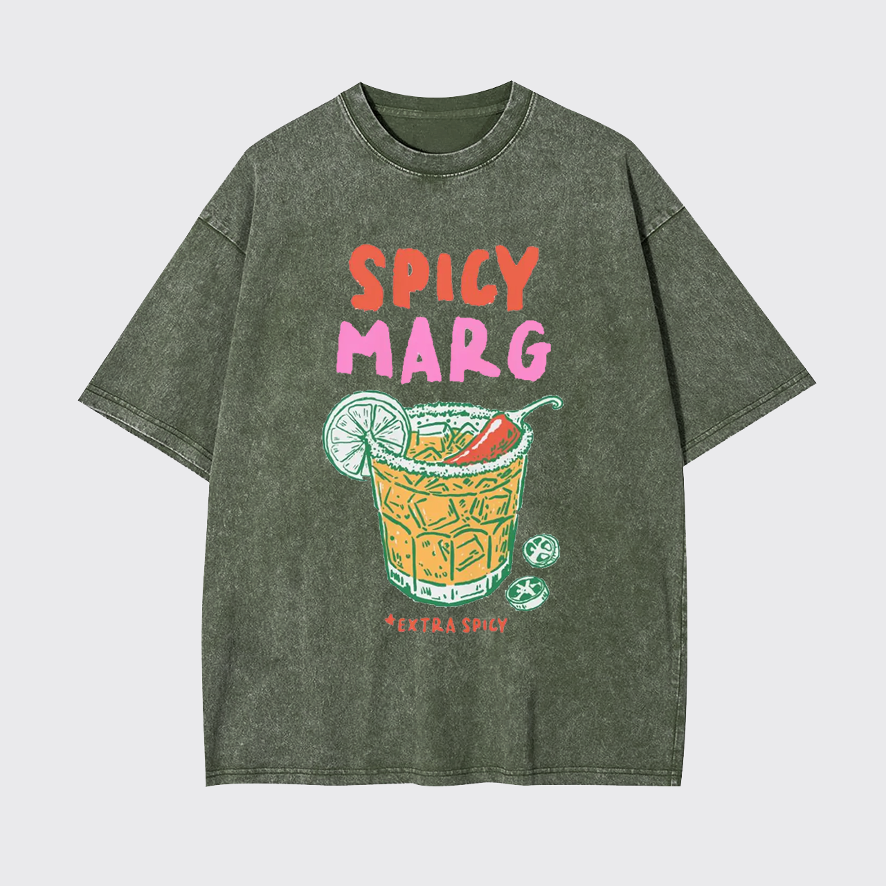 Spicy Cocktail Garment-dye Tees